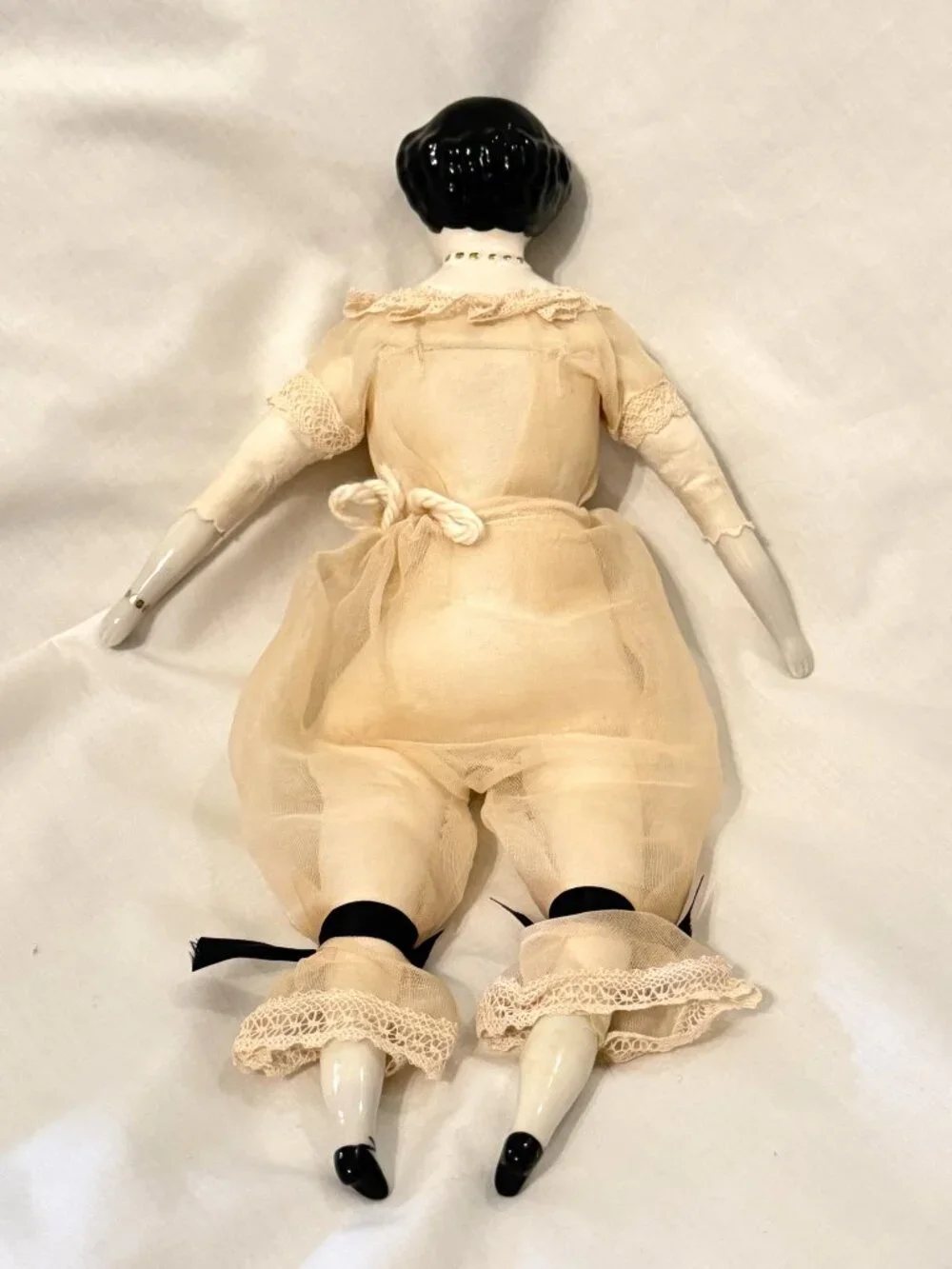Early Ruth Gibbs Porcelain Hand Painted Shoulder Head Doll Vintage 13